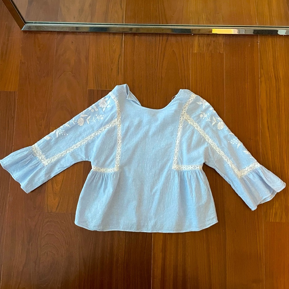 Zara Linen Top